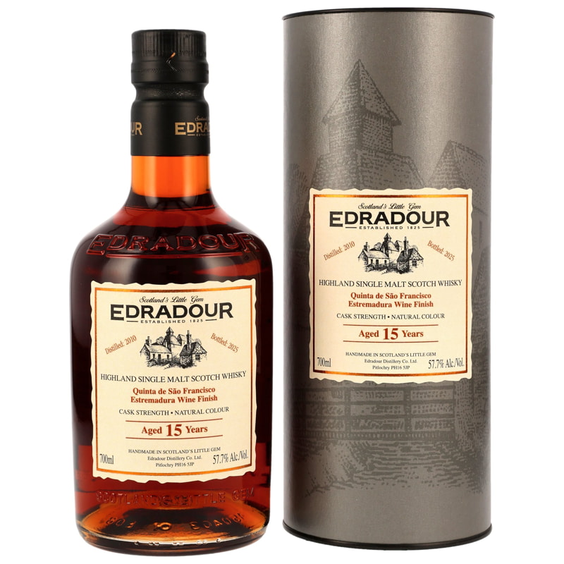 Edradour 15 Jahre Quinta de Sao Francisco Estremadura Wine Finish