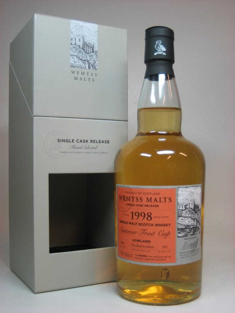 "Summer Fruit Cup" 1998/2014 Auchentoshan Single Cask Wemyss Malts 46% vol. 0,7l