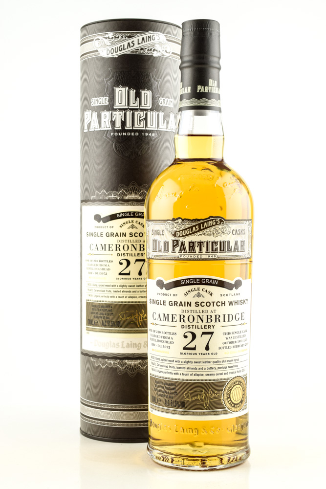 Cameronbridge 27 year old Refill Hogshead 1991/2019 Douglas Laing "Old Particular" 51,5%vol. 0,7l