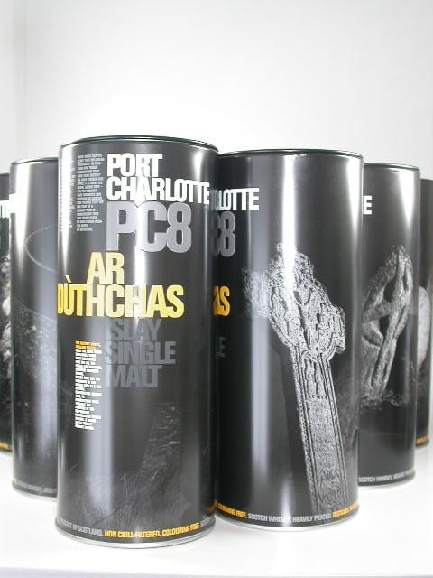 Port Charlotte PC8 "Ar Duthchas" 6er-Set 60,5%vol. 6x 0,7l