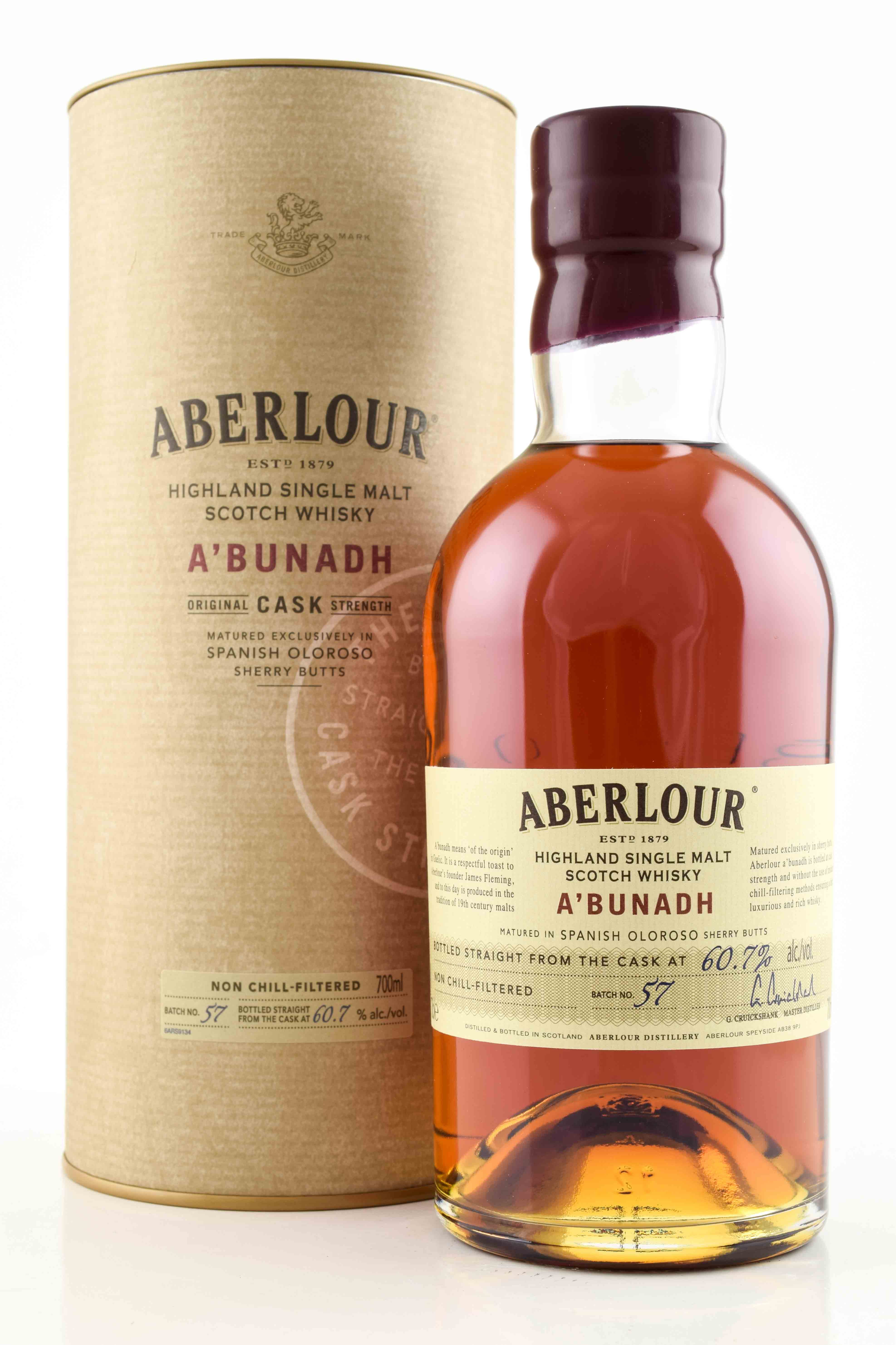 Aberlour a'bunadh Batch No. 57 60.7% vol. 0,7l