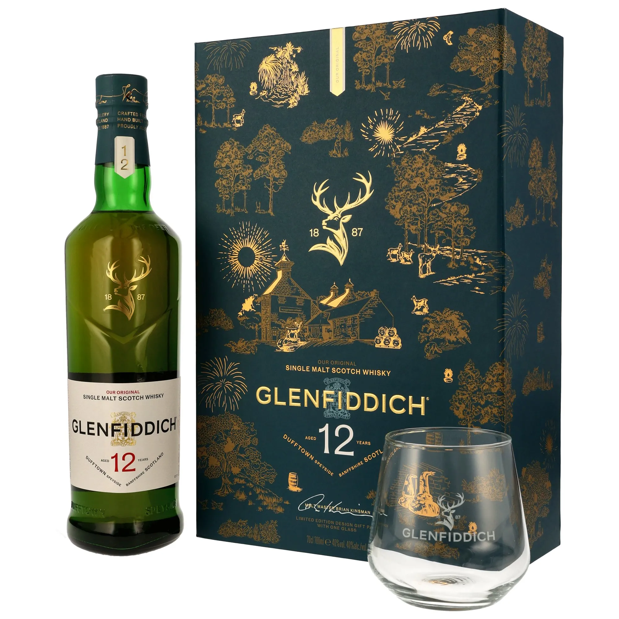 Glenfiddich 12 Jahre Limited Design 2026 mit Tumbler