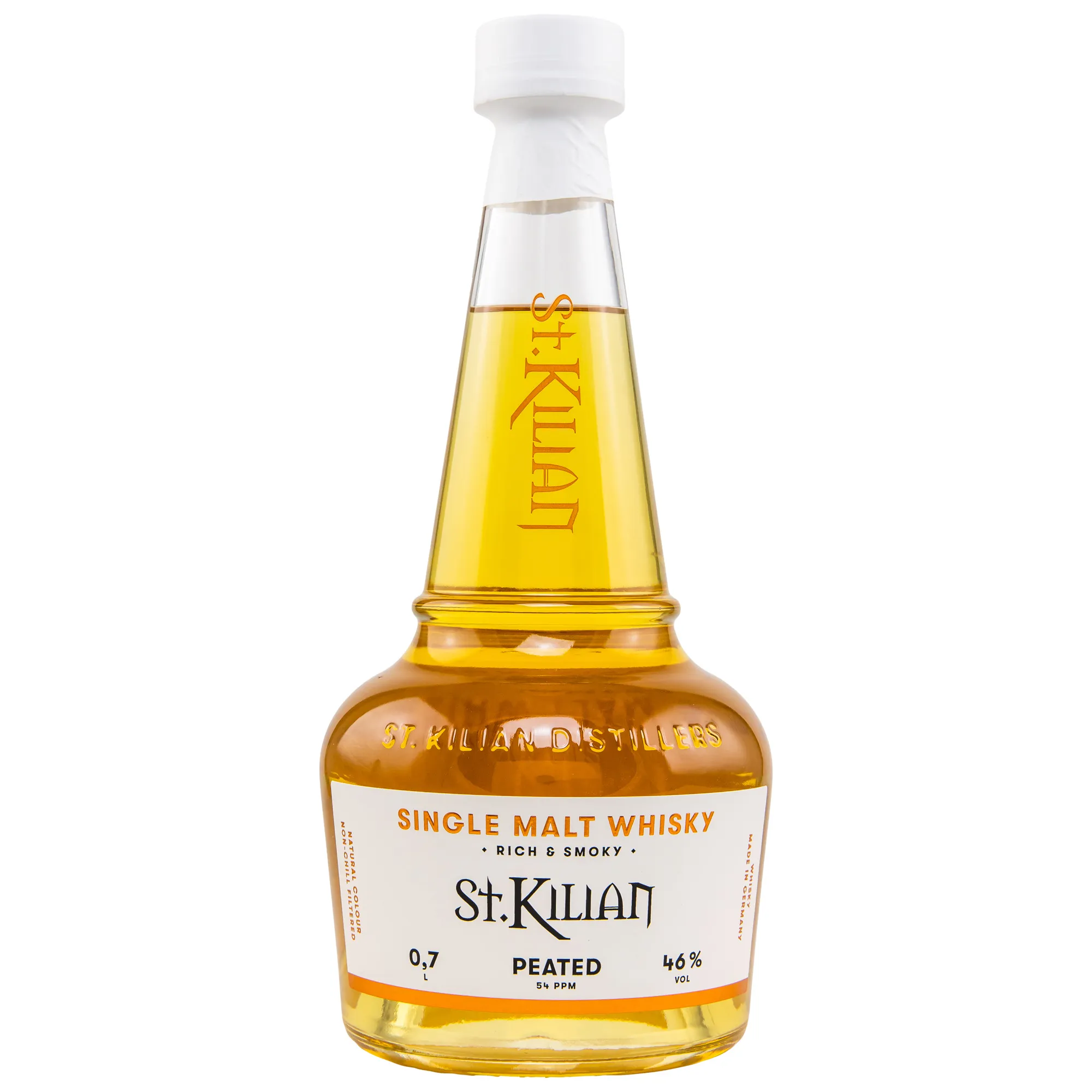 St. Kilian PEATED - rich & smoky, Bourbon & Sherry Cask, Batch No. 22299, 46%