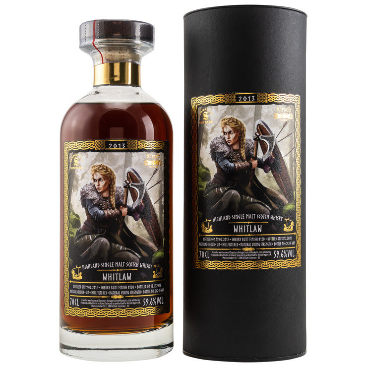 Whitlaw 7 year old 2013/2020 Sherry Butt Finish #120 Vikings Signatory 59,6%vol. 0,7l