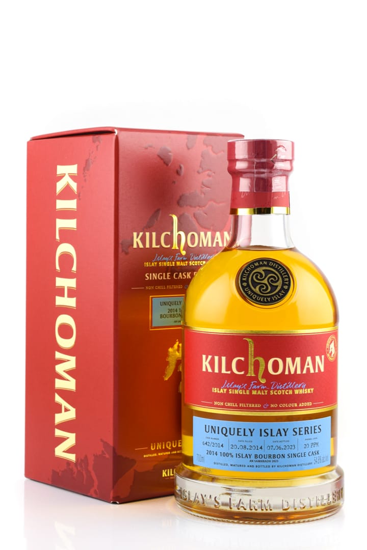 Kilchoman Uniquely Islay Series 8 Year Old, Bourbon Cask, Cask #642, 2023, 54.8%