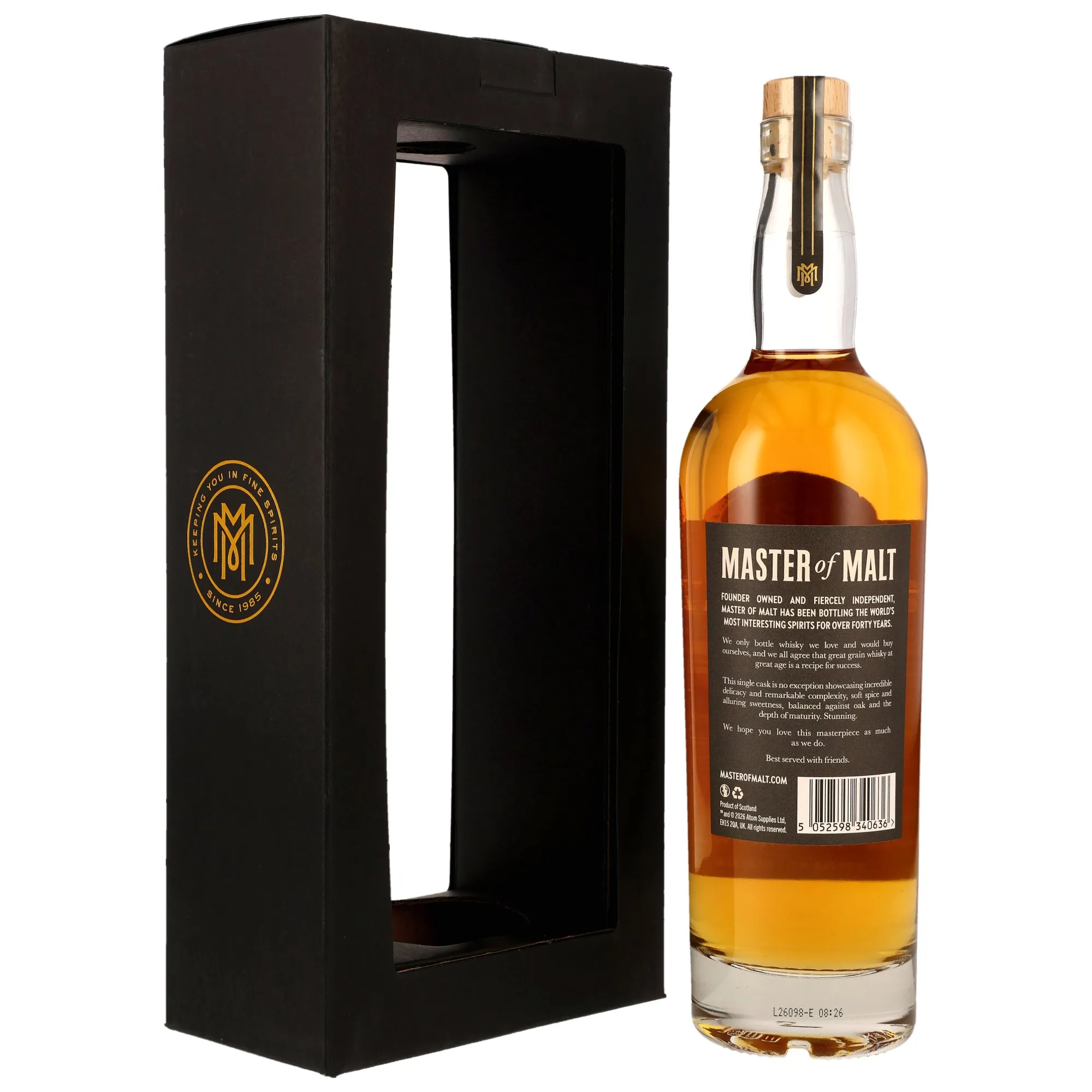 North British 1988/2026 - 38 Jahre - Refill Hogshead - Master of Malt