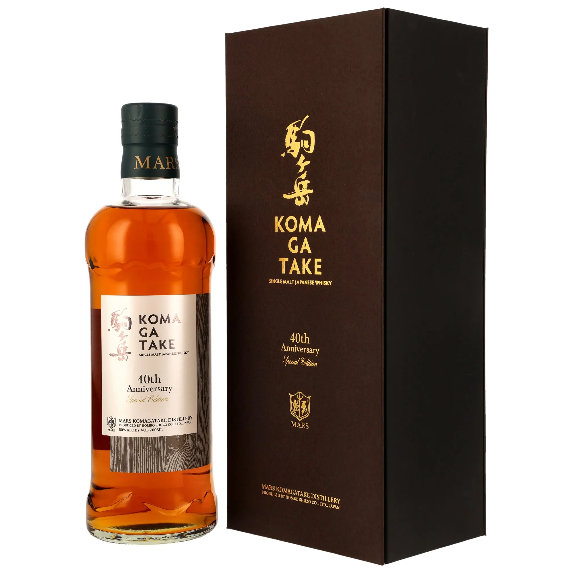 Komagatake Single Malt 40th Anniversary Special Edition, Bourbon, Sherry & American Oak Cask, 2025, 50%