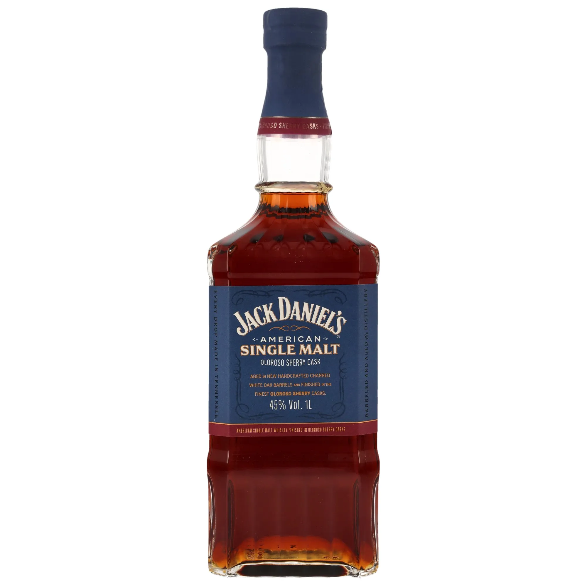 Jack Daniel's American Single Malt Oloroso Sherry Cask, New Charred White Oak & Oloroso Sherry Cask, 2023, 45%