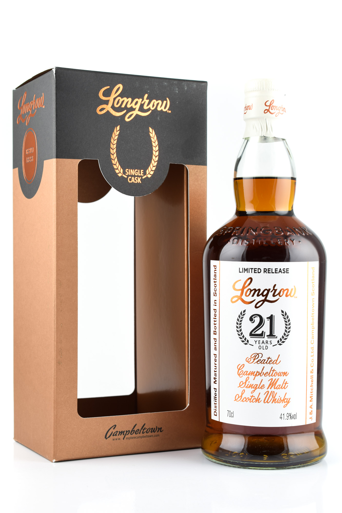 Longrow 21 Jahre Release 2022 41,9%vol. 0,7l