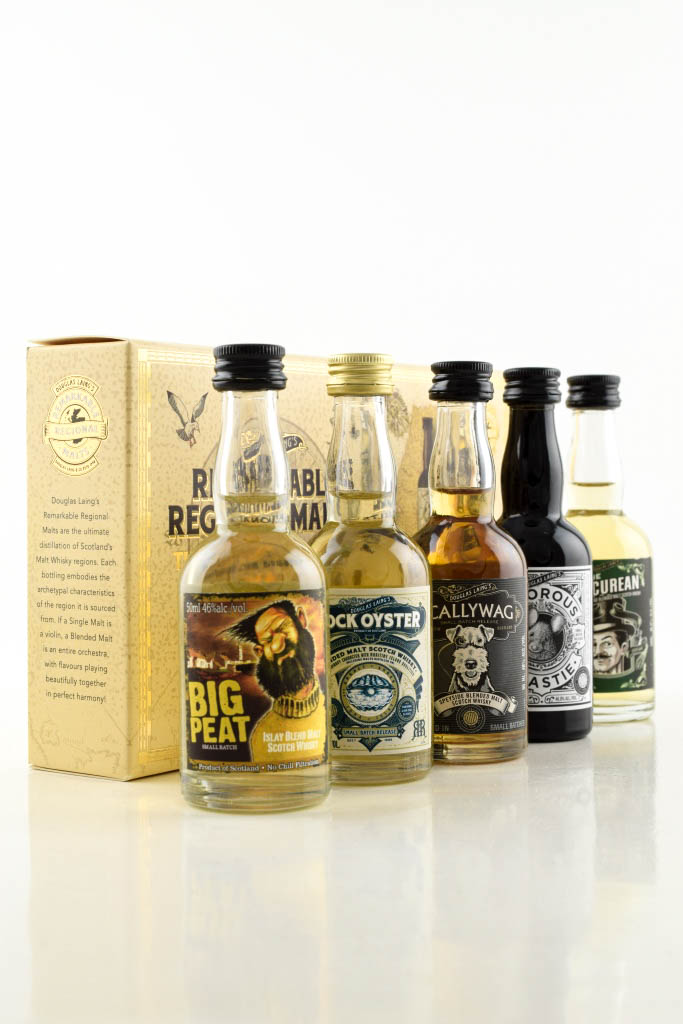 Douglas Laing's Remarkable Regional Malts 5x 0.05l Douglas Laing's Remarkable Regional Malts 5x 0.05l
