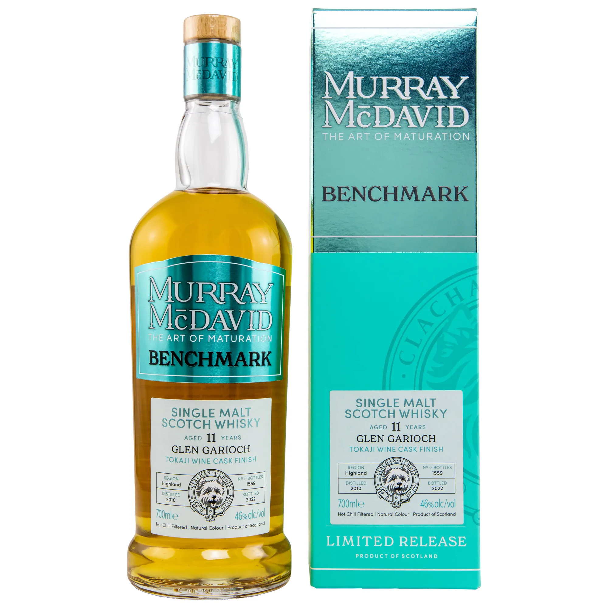 Glen Garioch Benchmark 11 Year Old, Tokaji Wine Cask, 2010, Murray McDavid, 46%