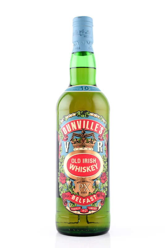 Dunville's Very Rare 10 Jahre Old Irish Whiskey 46%vol. 0,7l