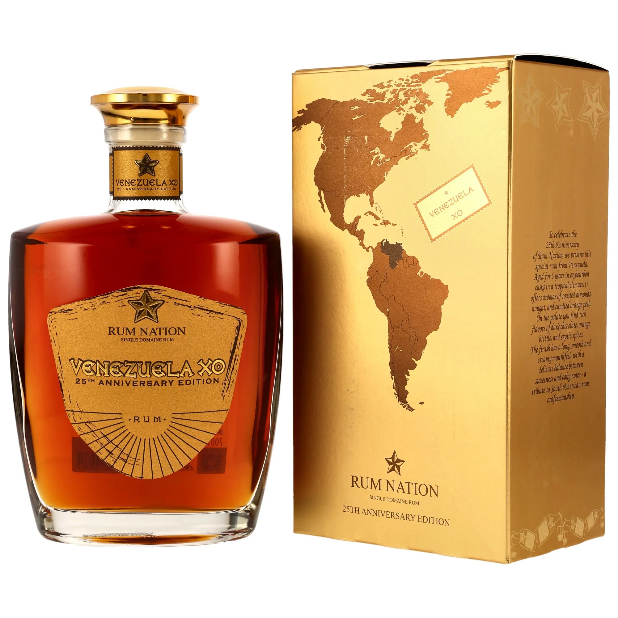 Venezuela XO 25th Anniversary Decanter - Rum Nation