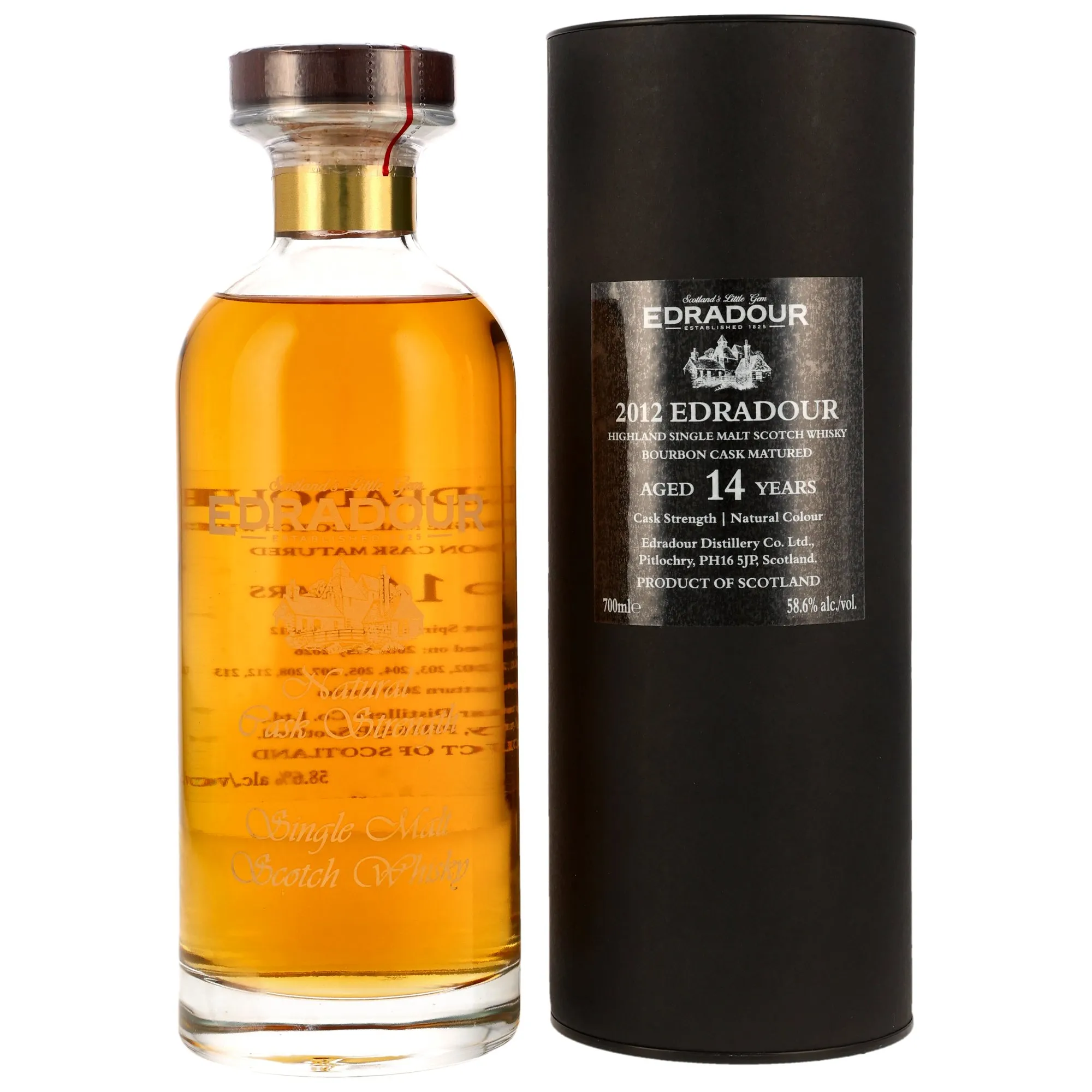 Edradour 2012/2026 - 14 Jahre - Natural Cask Strength - Bourbon #203-205, 207, 208, 212, 213 Ibisco Bourbon
