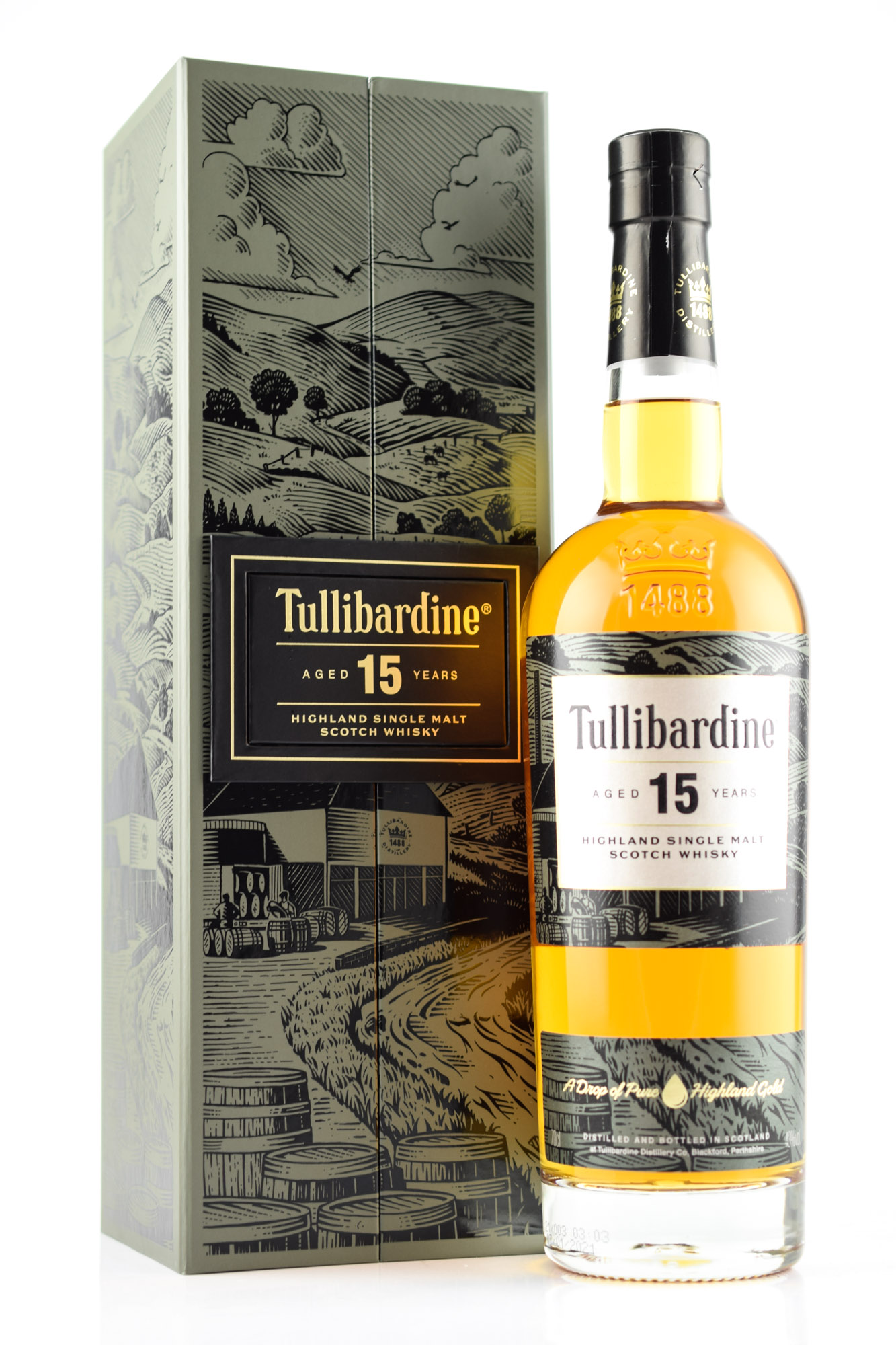 Tullibardine 15 year old 43%vol. 0,7l Tullibardine 15 year old 43%vol. 0,7l