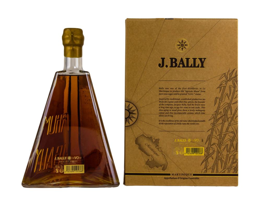 Rhum Vieux 3 Year Old - J. Bally 45% vol. 0,7l