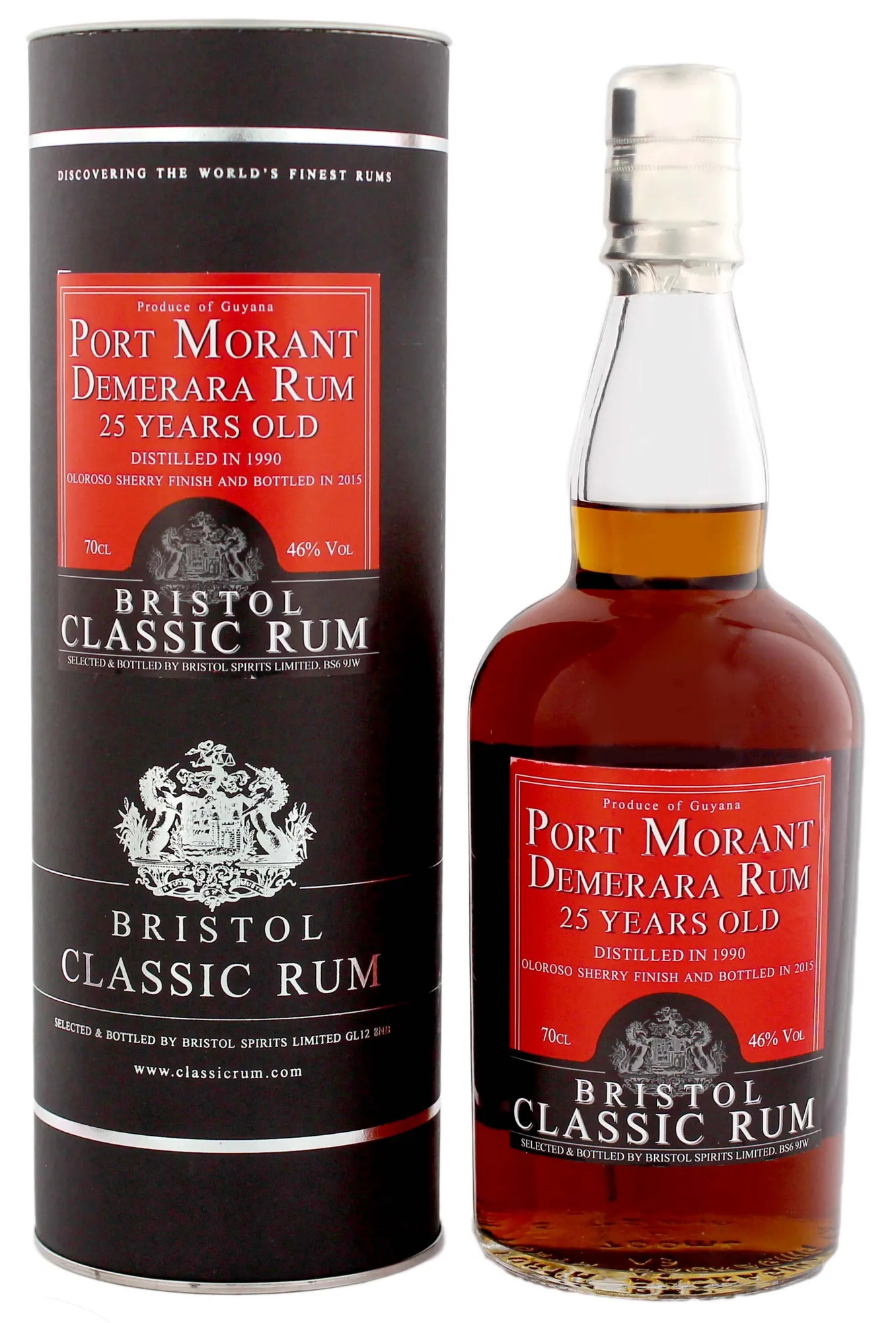 Bristol Port Morant Guyana 25YO 1990/2015 Oloroso Sherry Finish 0,7L -GB-