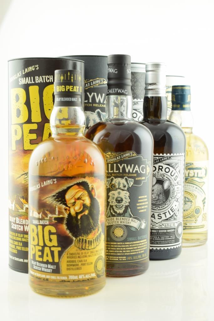 Regional Malts from Douglas Laing 4x 0,7l Regional Malts from Douglas Laing 4x 0,7l