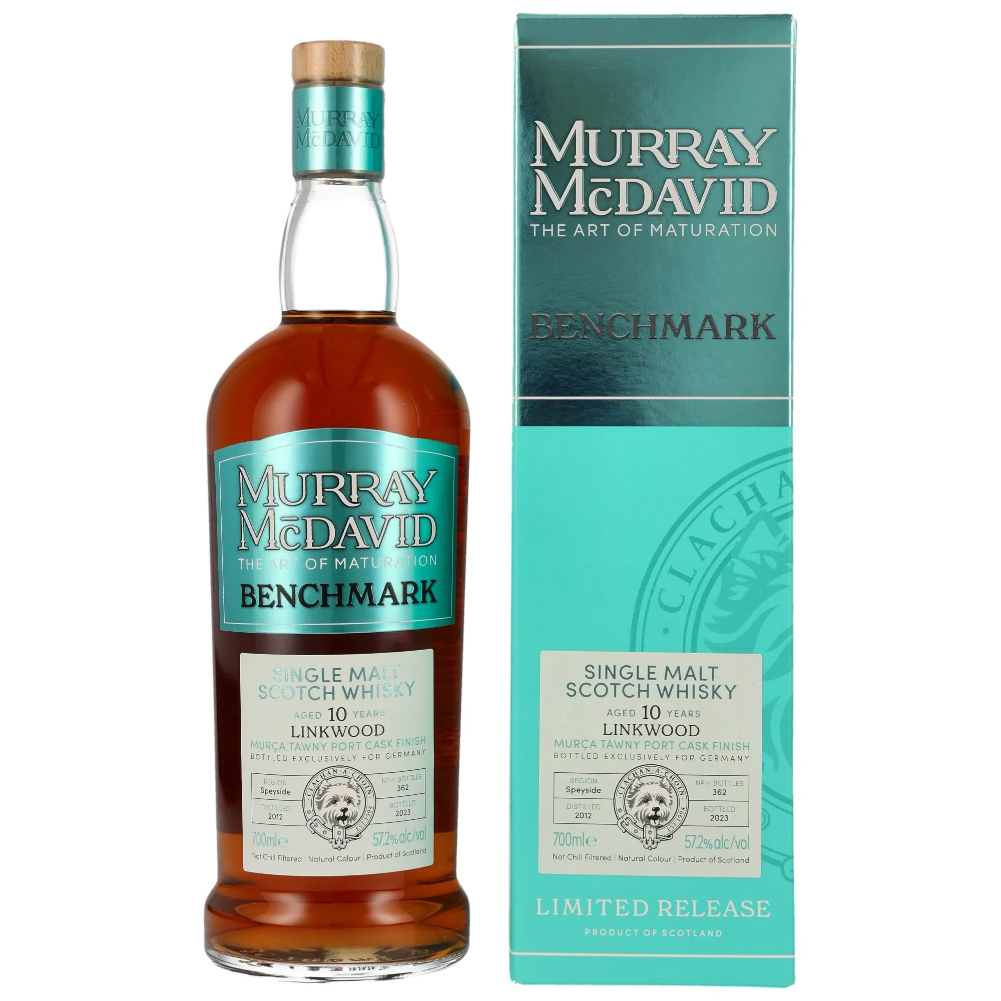Linkwood Benchmark Murca Tawny Cask Finish 10 Year Old, Tawny Port Cask, 2012, Murray McDavid, 57.2%