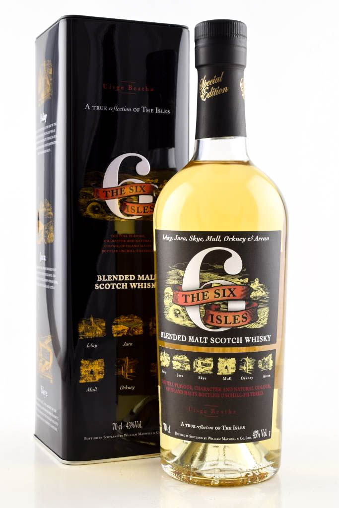 The Six Isles 43% vol. 0,7l The Six Isles 43% vol. 0,7l