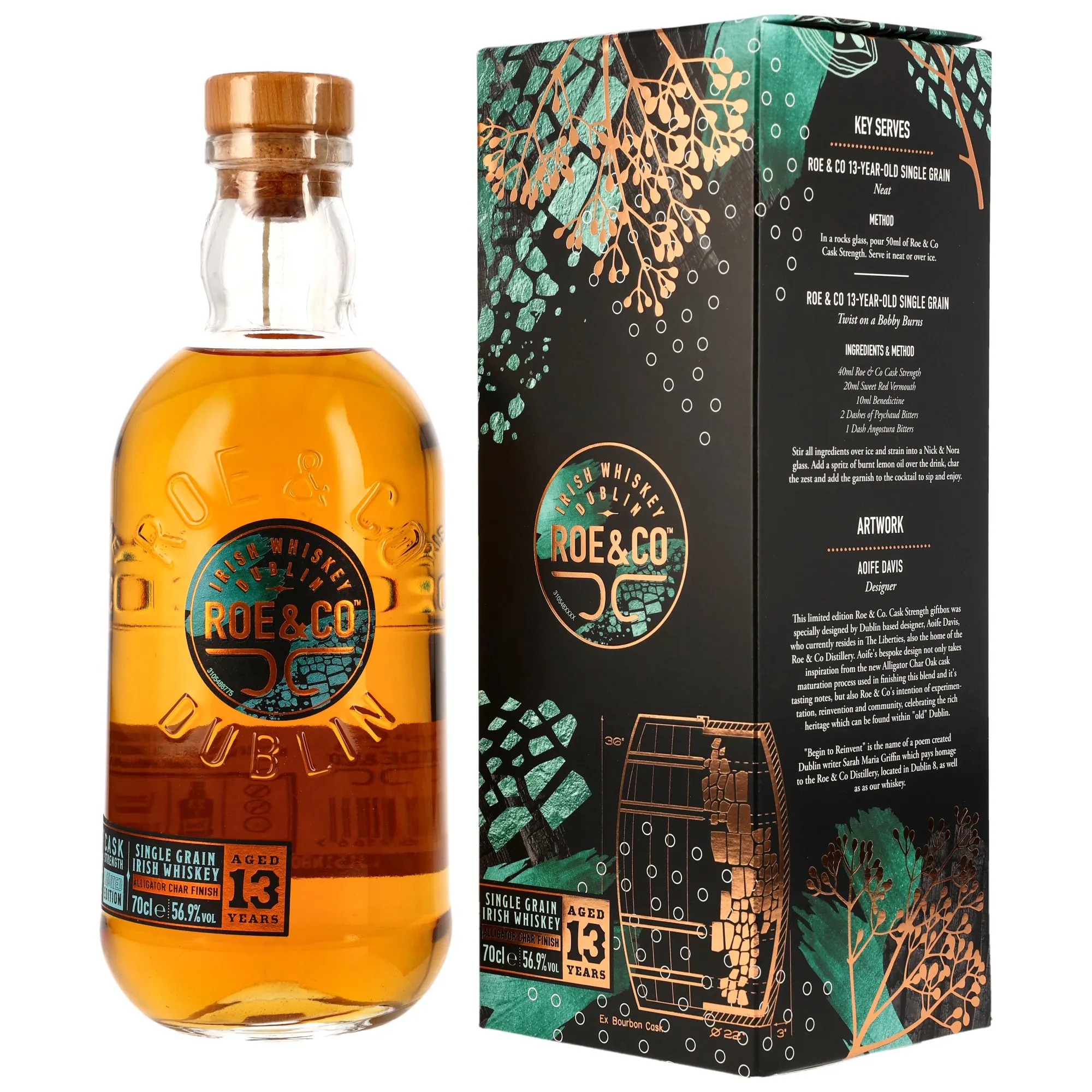 Roe & Co. Irish Whiskey Single Grain 13 Jahre