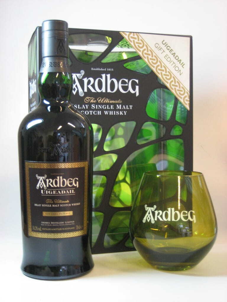 Ardbeg Uigeadail 54,2%vol. 0,7l mit Glas