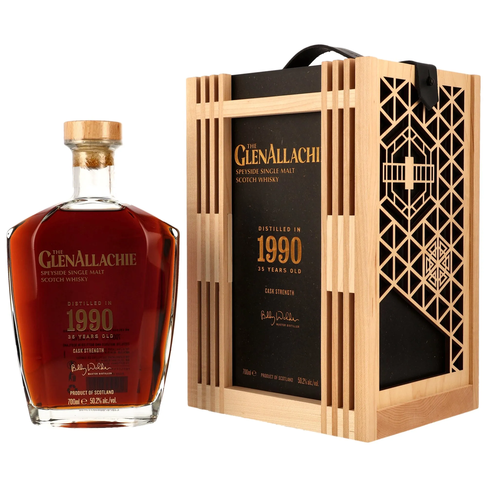 GlenAllachie 1990/2025 - 35 Jahre - Mizunara Virgin Oak, American Virgin Oak, Oloroso & PX Sherry Casks