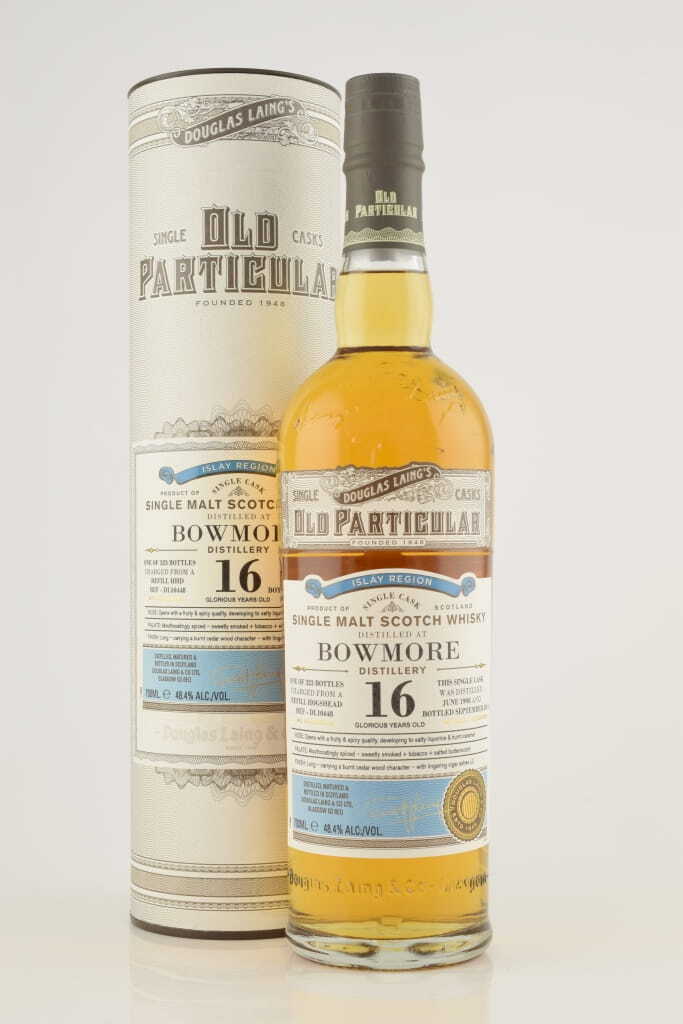 Bowmore 16 Jahre Refill Hogshead 1998/2014 Douglas Laing "Old Particular" 48,4%vol. 0,7l