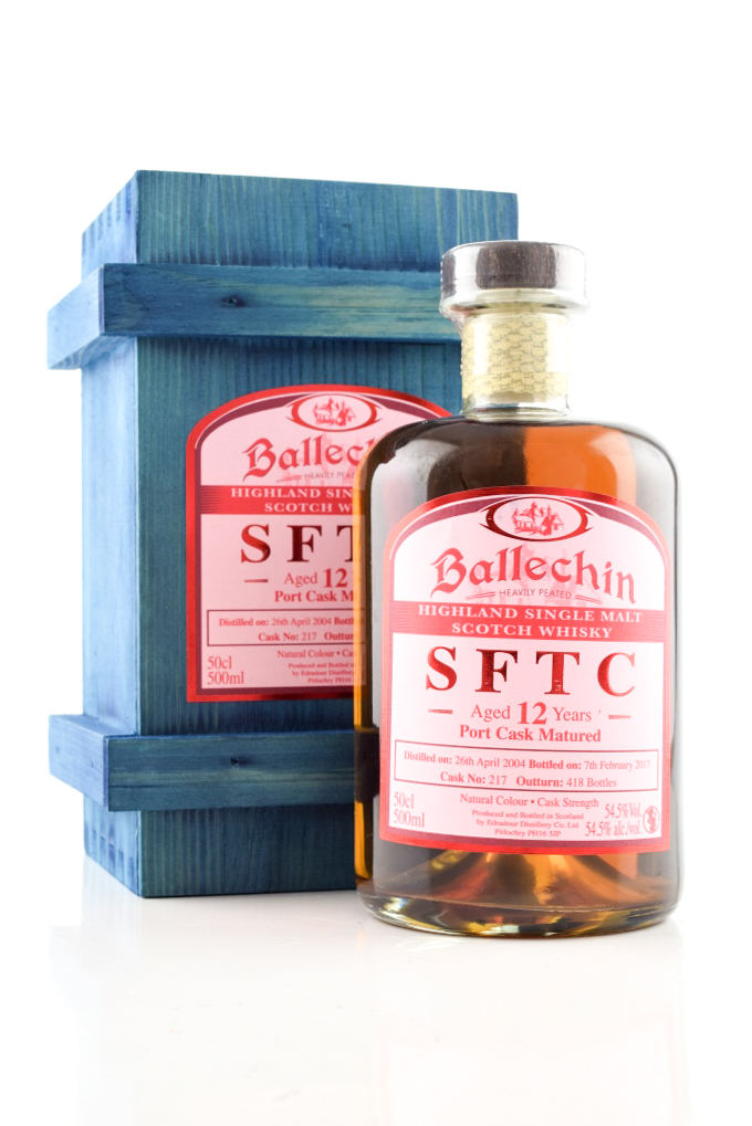 Ballechin 12 Year Old 2004/2017 SFTC Port Cask Matured # 217 54.5% vol. 0.5l