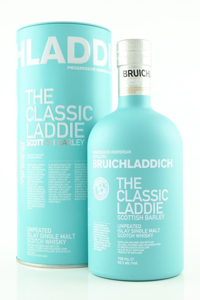*Bruichladdich Scottish Barley 50%vol. 0,7l - ohne Geschenkdose