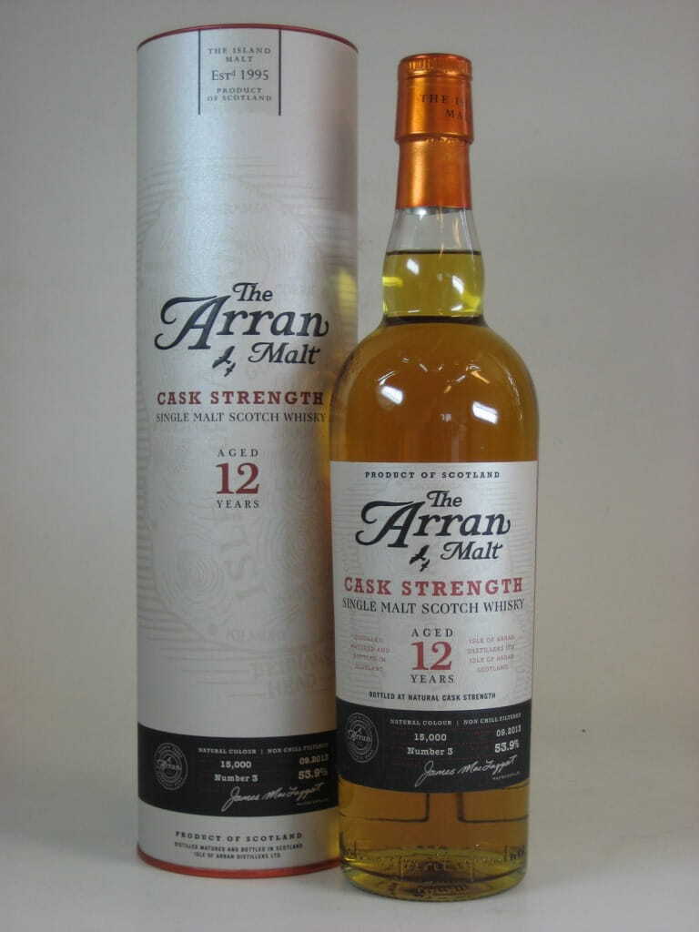 Arran 12 Jahre Batch #3 Cask Strength 53,9%vol. 0,7l