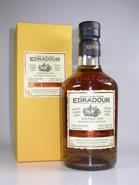 Edradour 24 Jahre 1984/2008 Chateau d'Yquem 48%vol. 0,7l