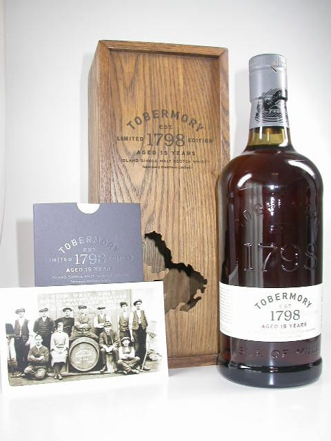 Tobermory 15 Jahre Sherry - Holzkiste 46,3%vol. 0,7l