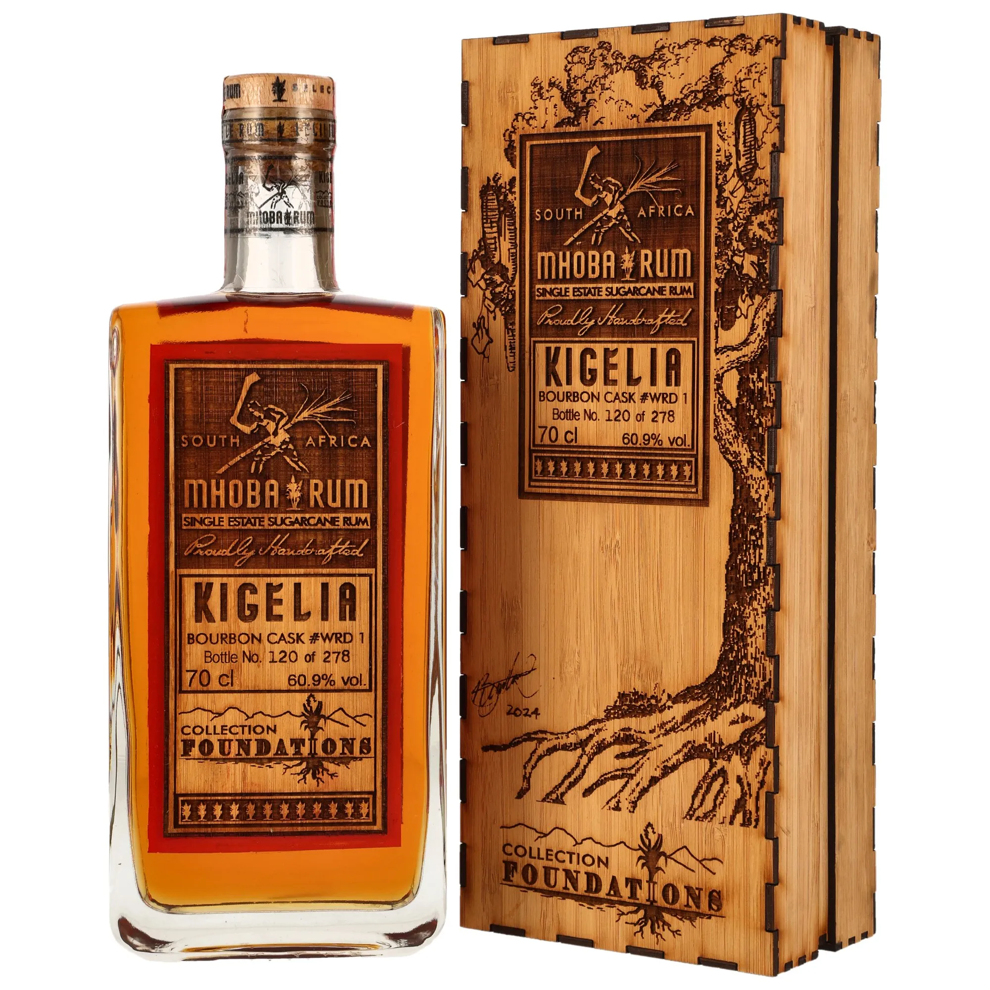Mhoba Kigelia Rum 2021/2024 - 3 Jahre - Bourbon Cask #WRD 1 - Foundations