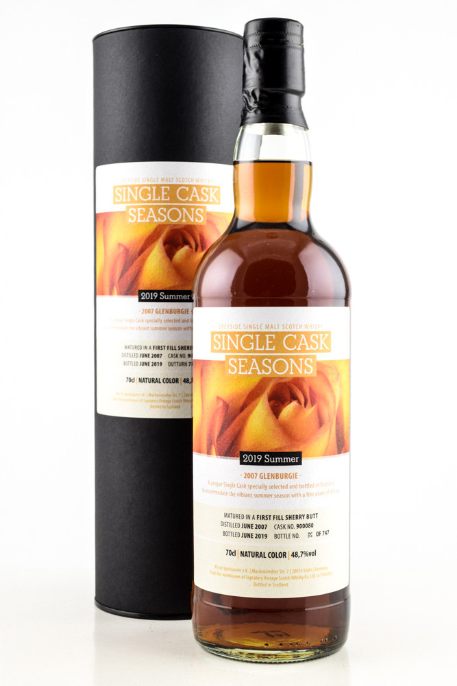 Glenburgie 12 year old 1st-fill Sherry Butt Single Cask Seasons Signatory 48,7%vol. 0,7l