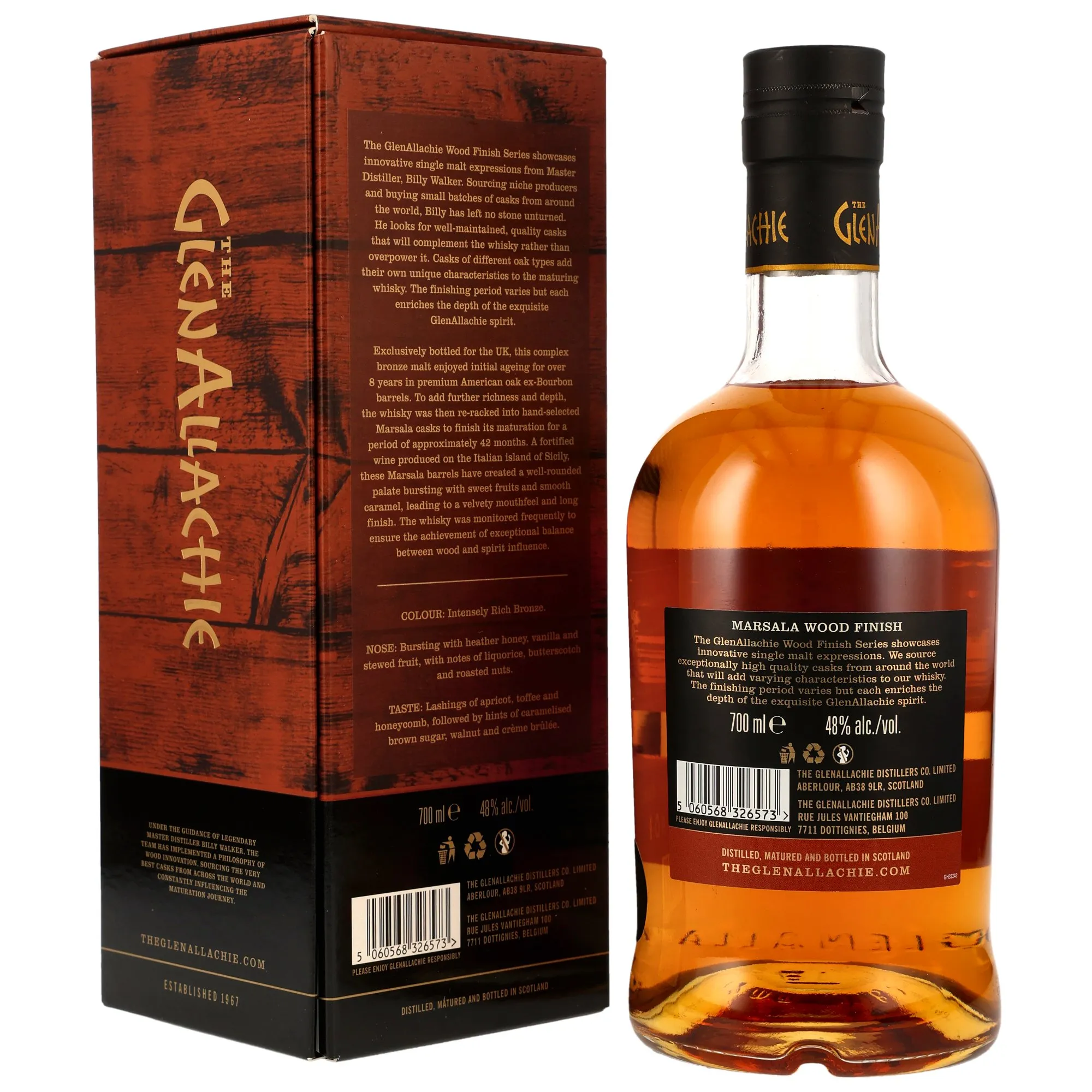 GlenAllachie 11 Jahre Marsala Wood Finish