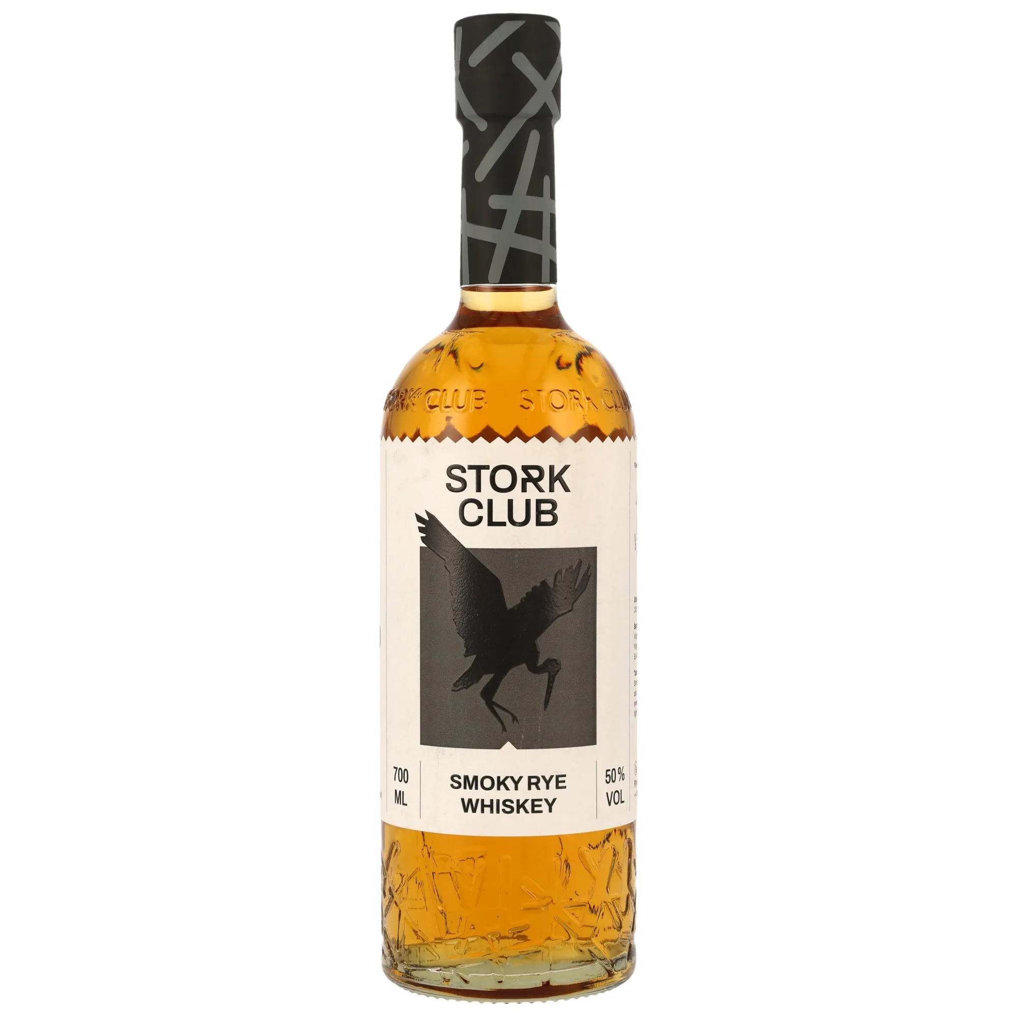 Stork Club Smoky Rye Whiskey, American Oak, German Napoleon Oak & Ex-Laphroaig Cask, Batch No. L01-24, 50%
