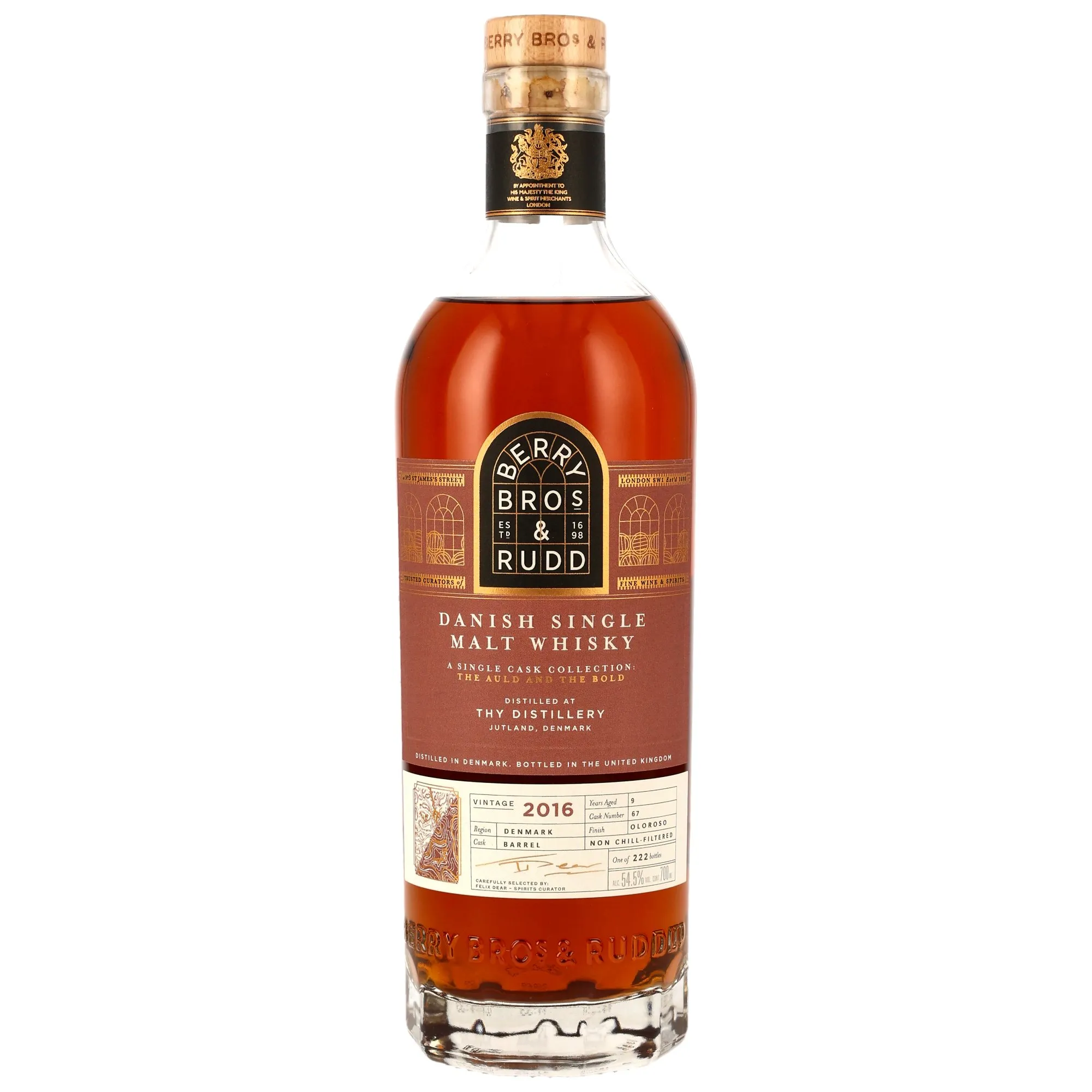 Thy 2016 - 9 Jahre - Oloroso Sherry Cask Finish #67 The Auld & The Bold (Berry Bros & Rudd)