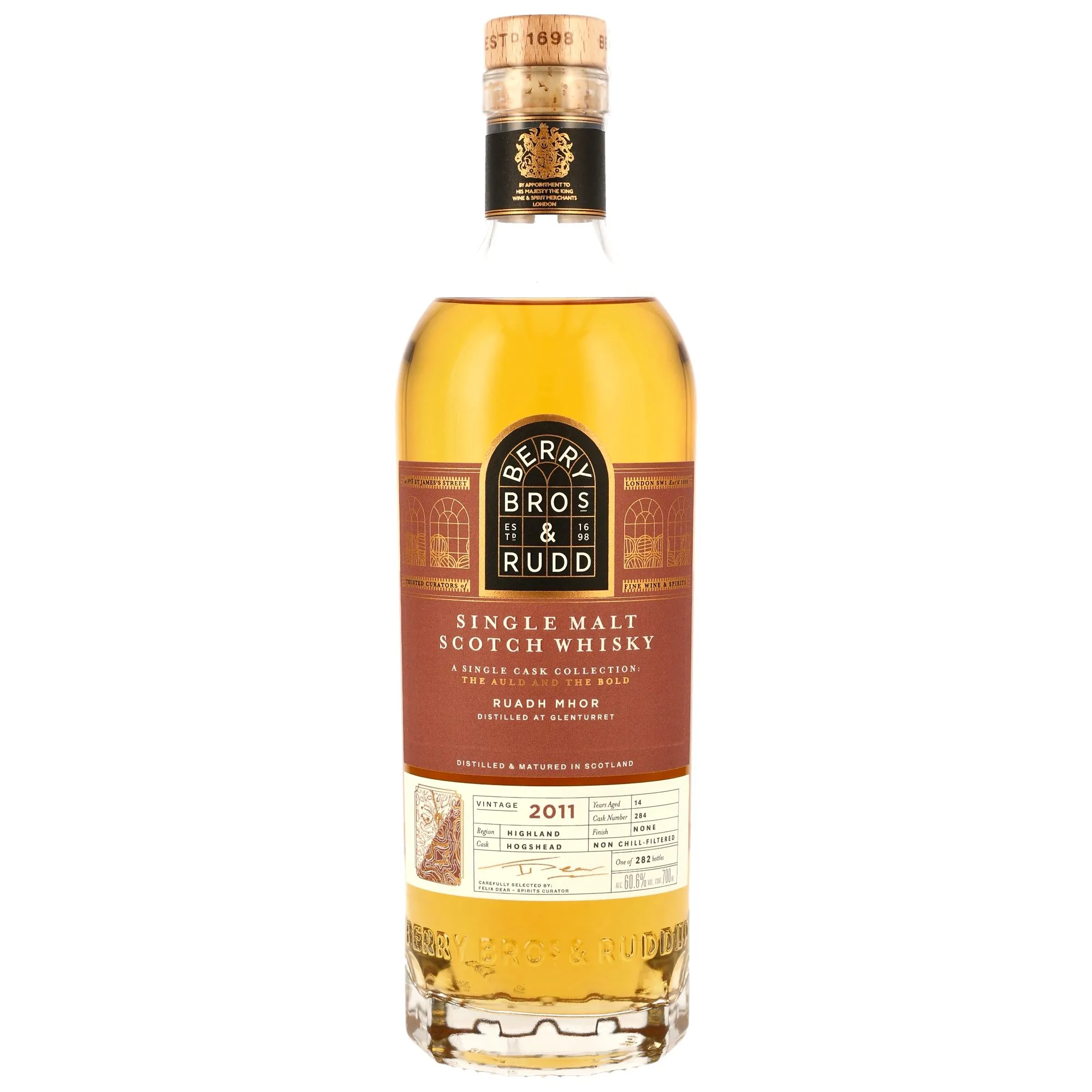 Ruadh Mhor 2011 - 14 Year Old - Hogshead #284 The Auld & The Bold (Berry Bros & Rudd)