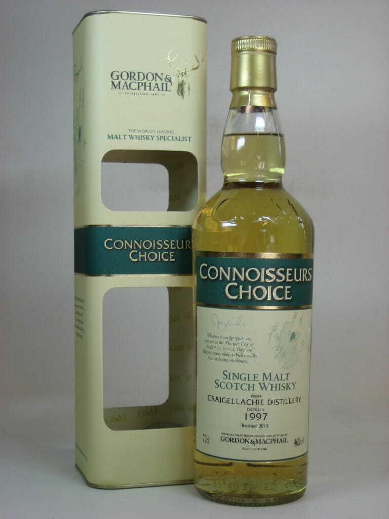 Craigellachie 1997/2013 1st fill Sherry Hogsheads Gordon & MacPhail Connoisseurs Ch. 46%vol. 0,7l