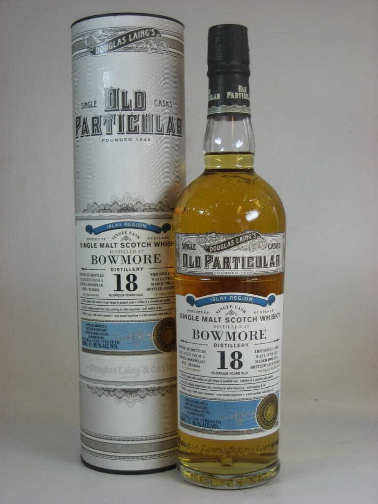 Bowmore 18 Jahre Refill Hogshead 1996/2014 Douglas Laing "Old Particular" 60,1%vol. 0,7l