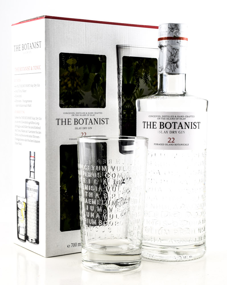 The Botanist - Islay Dry Gin 46% vol. 0,7l incl. Glass The Botanist - Islay Dry Gin 46% vol. 0,7l incl. Glass
