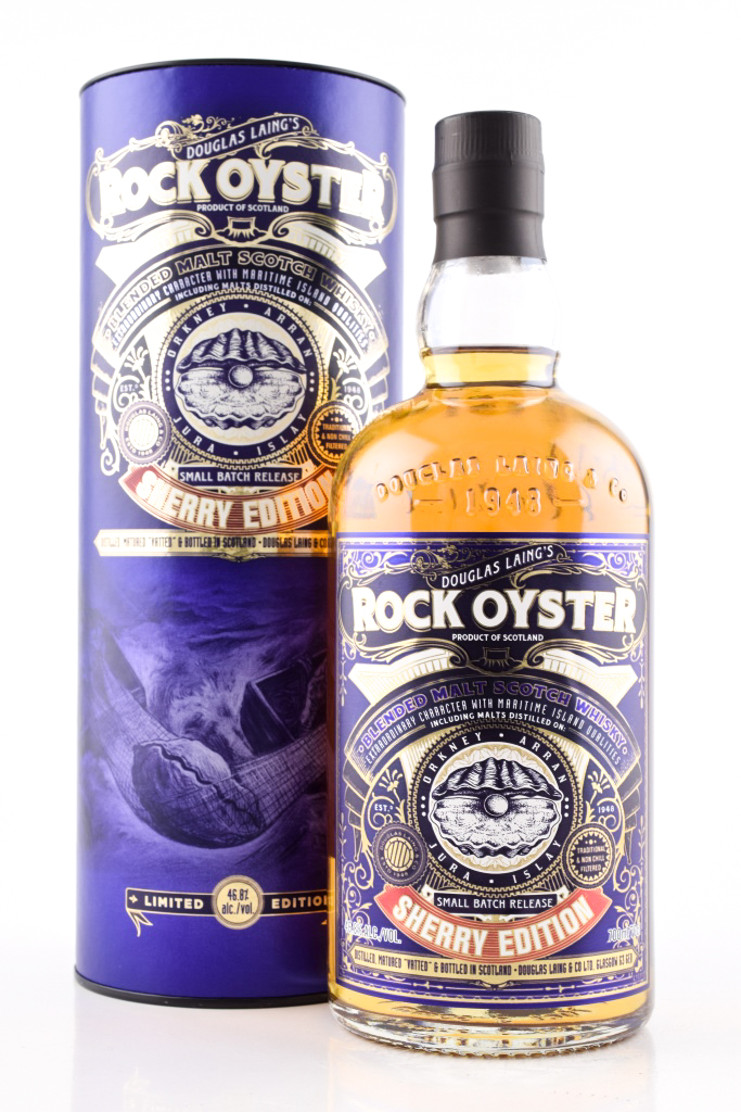 Rock Oyster Sherry Edition Douglas Laing 46.8% vol. 0,7l Rock Oyster Sherry Edition Douglas Laing 46.8% vol. 0,7l