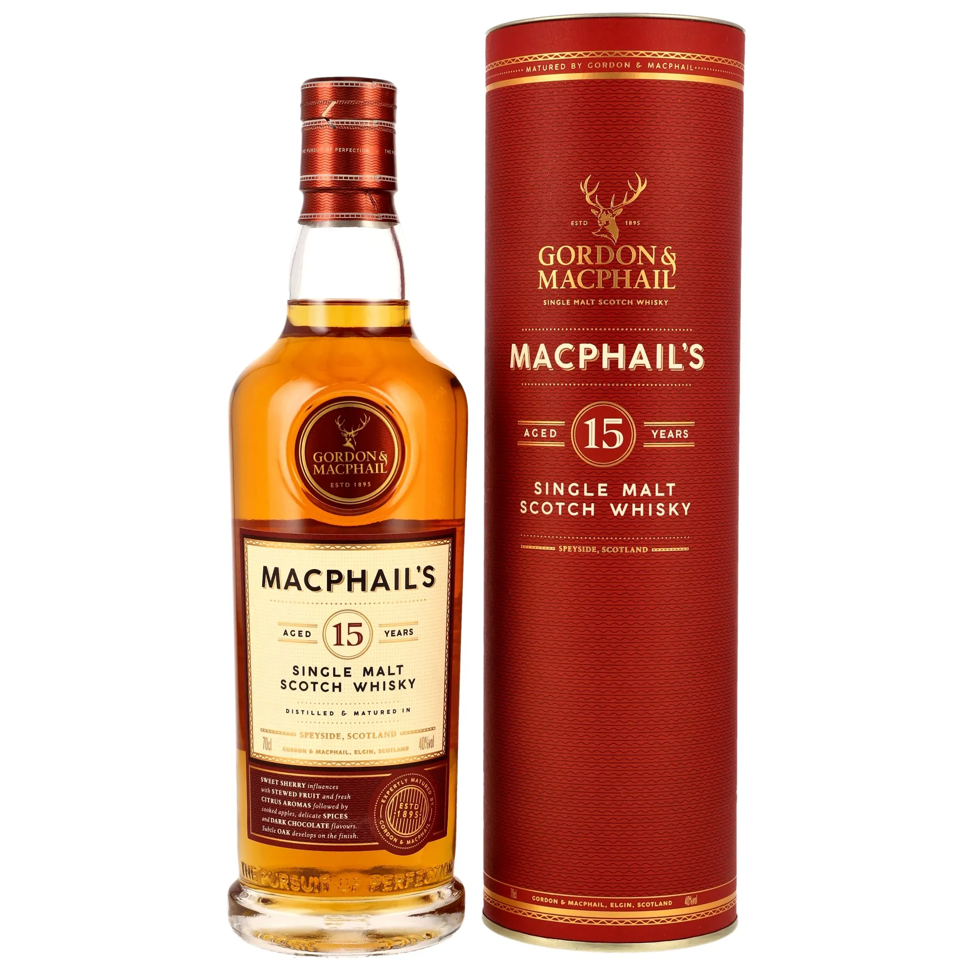 MacPhail's 15 Year Old, Sherry Cask, Batch No. 240011B, Gordon & MacPhail, 40%