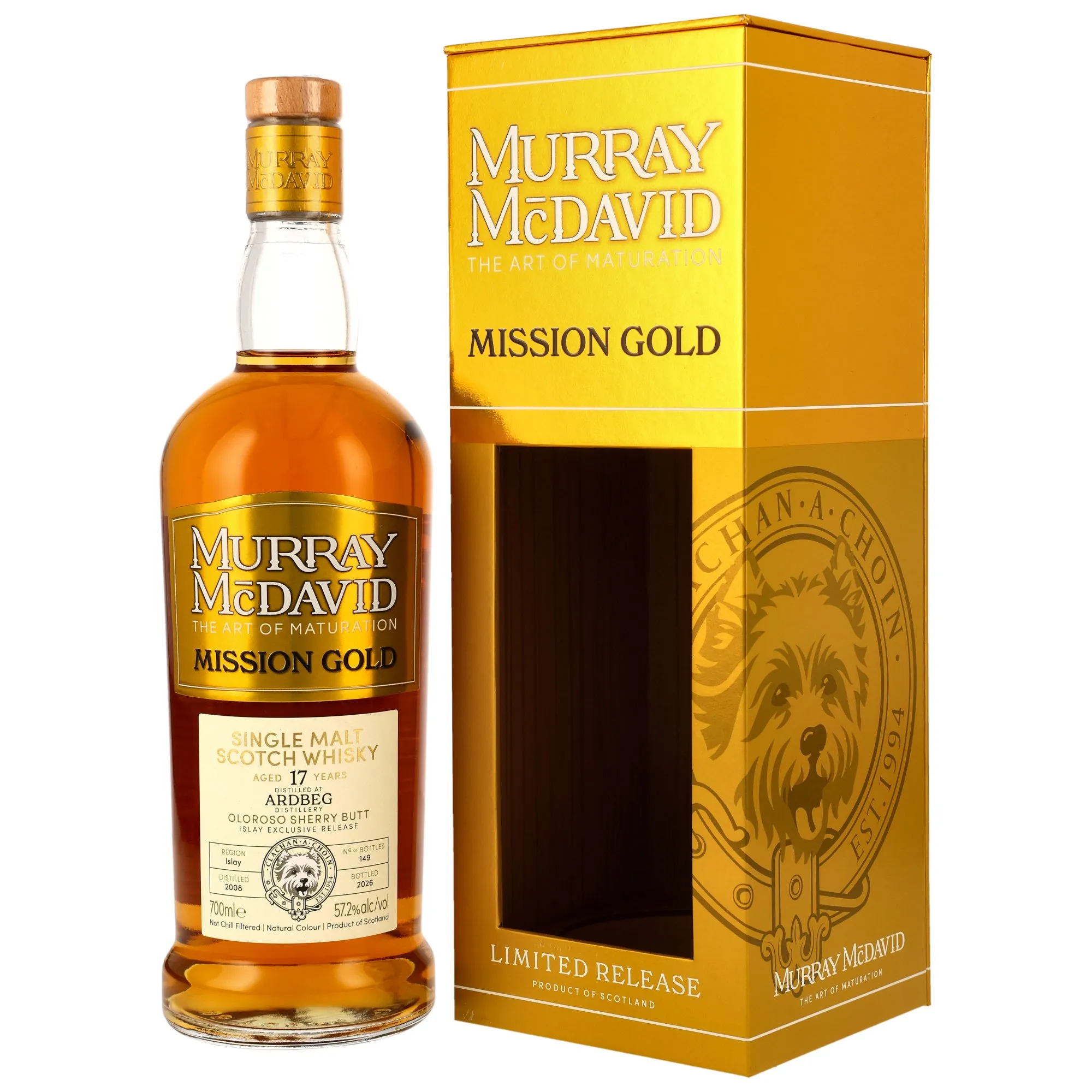 Ardbeg 2008/2026 - 17 Jahre - Oloroso Sherry Butt #5038A - Murray McDavid