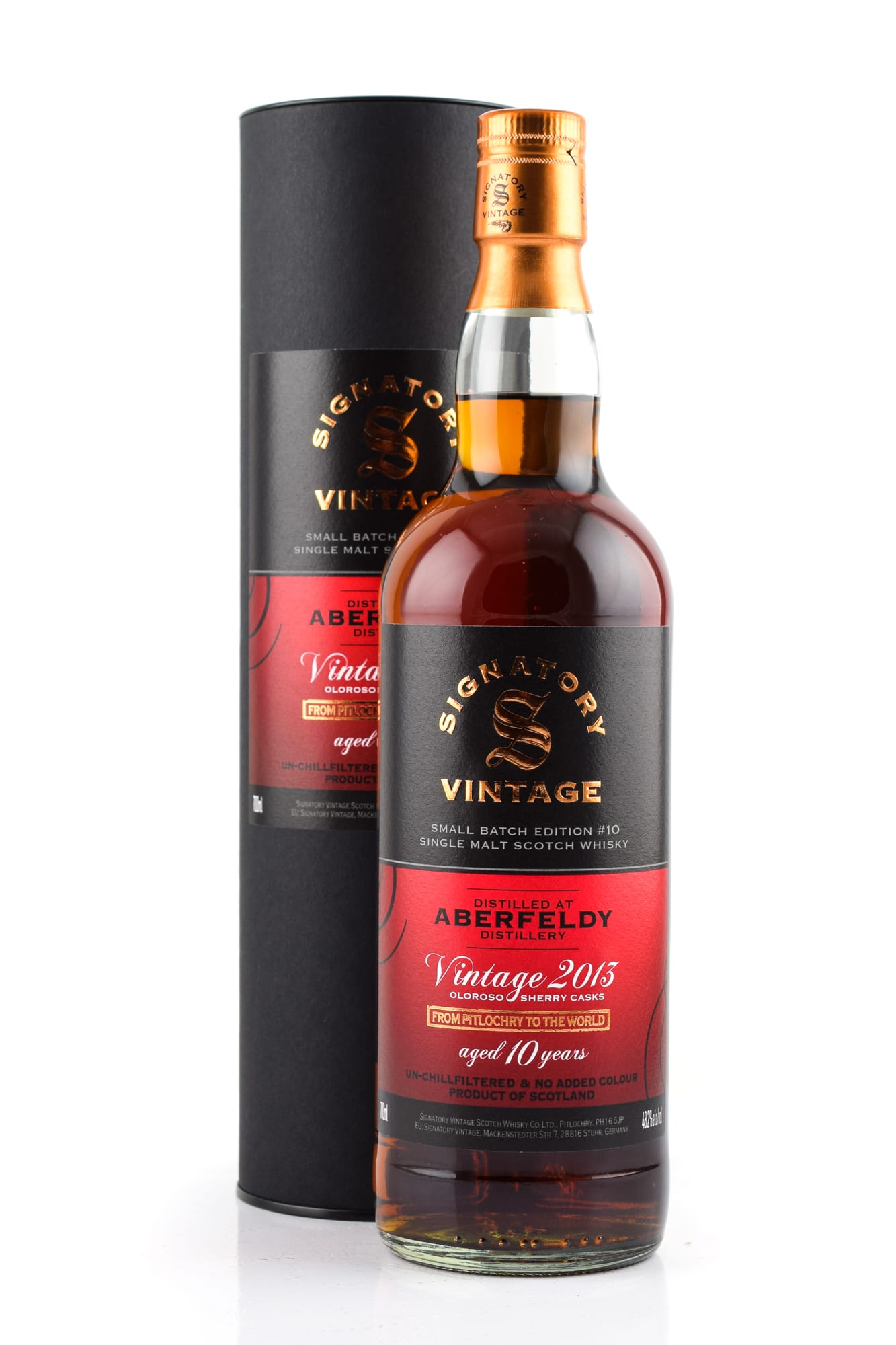 Aberfeldy 10 Jahre Small Batch Edition #10 Signatory