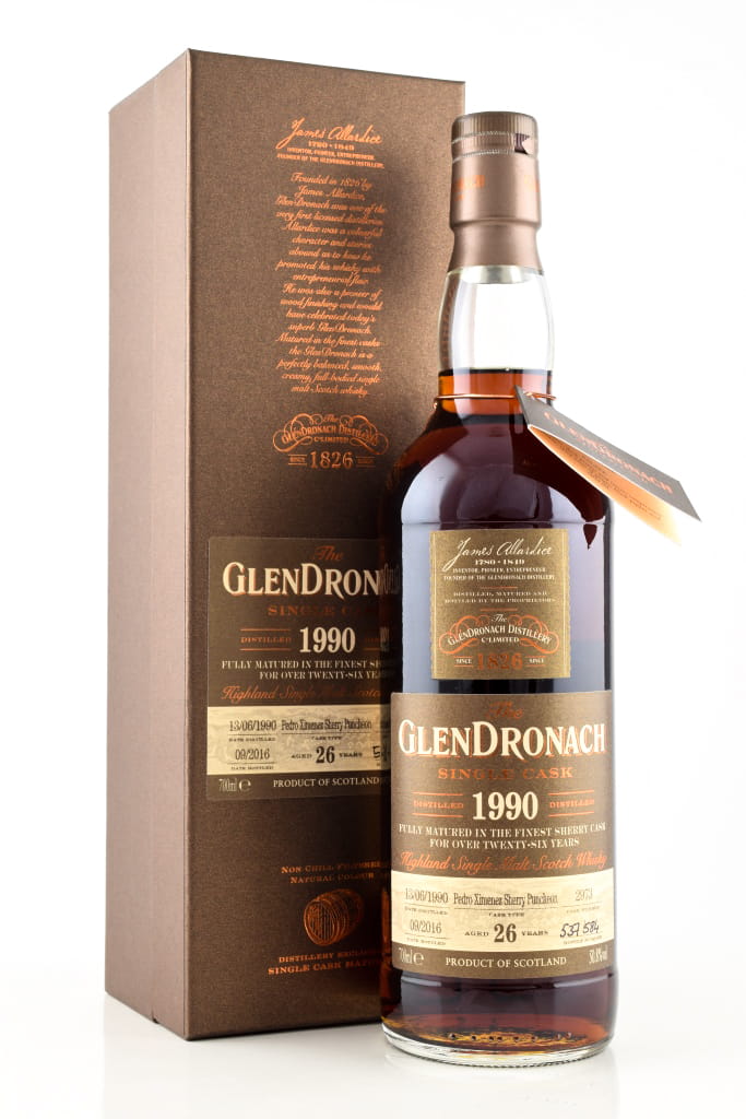 Glendronach 26 Jahre 1990/2016 Pedro Ximenez Sherry Puncheon 50,8%vol. 0,7l