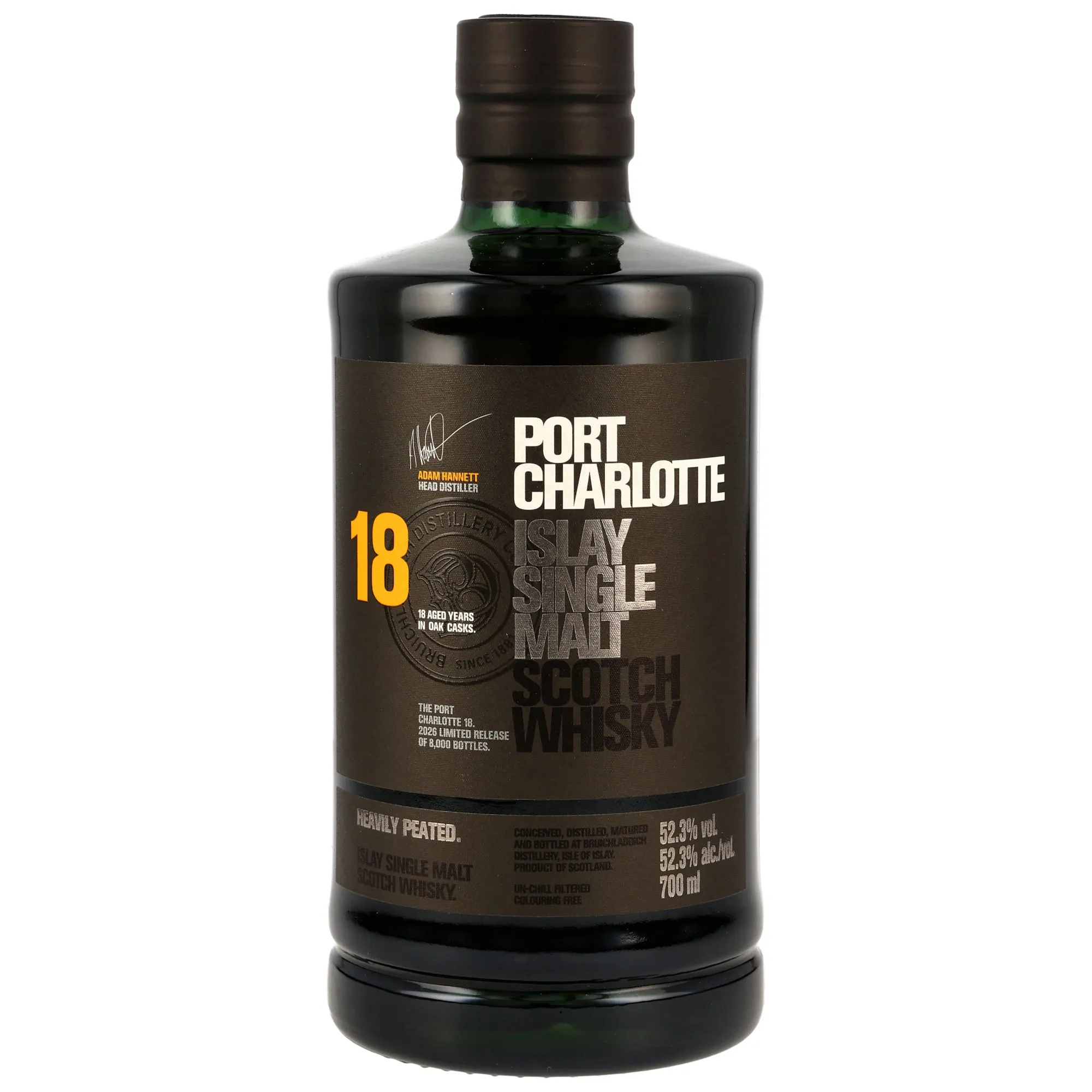 Bruichladdich Port Charlotte 18 Year Old, Bourbon & Sherry & Wine Cask, 2026 Edition, 2026, 52.3%