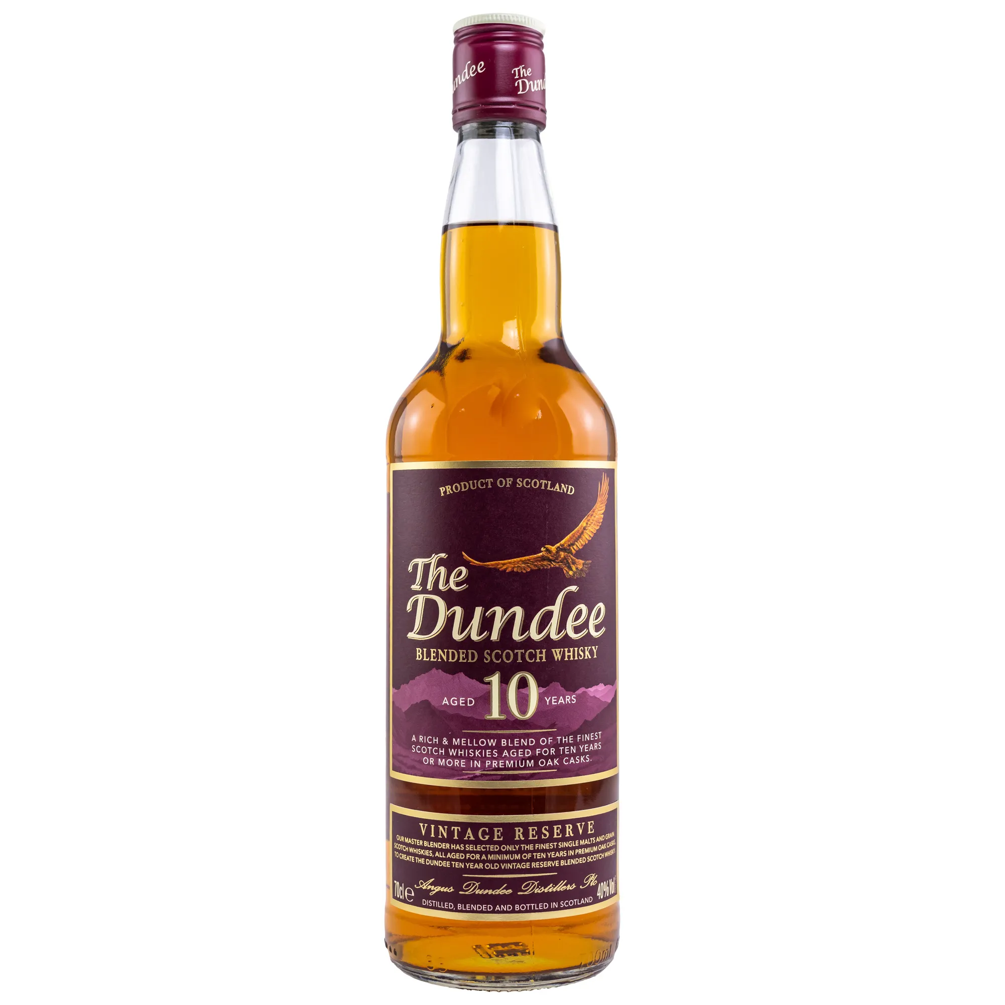 Dundee Vintage Reserve 10 Year Old, Oak Cask, 40%