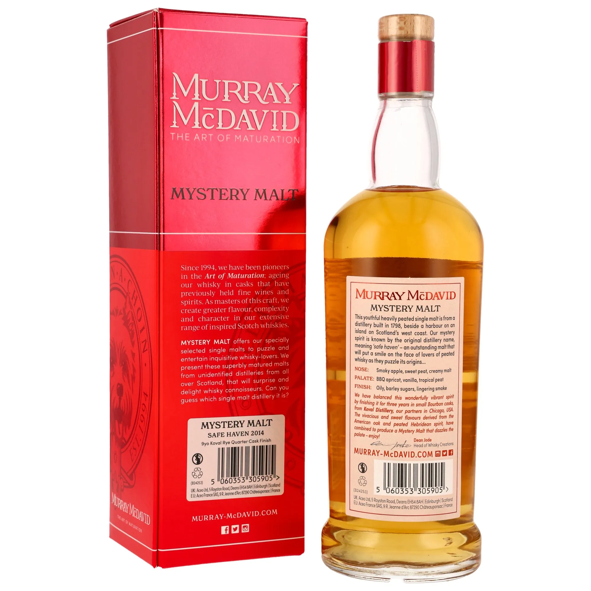 Safe Haven (Ledaig) 2014/2024 - 9 Jahre - Koval Rye Cask - Murray McDavid